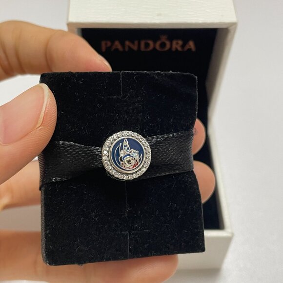 Disney Mickey Mouse Fantasia Pandora Charm exclusive for D23 Event - Picture 1 of 5